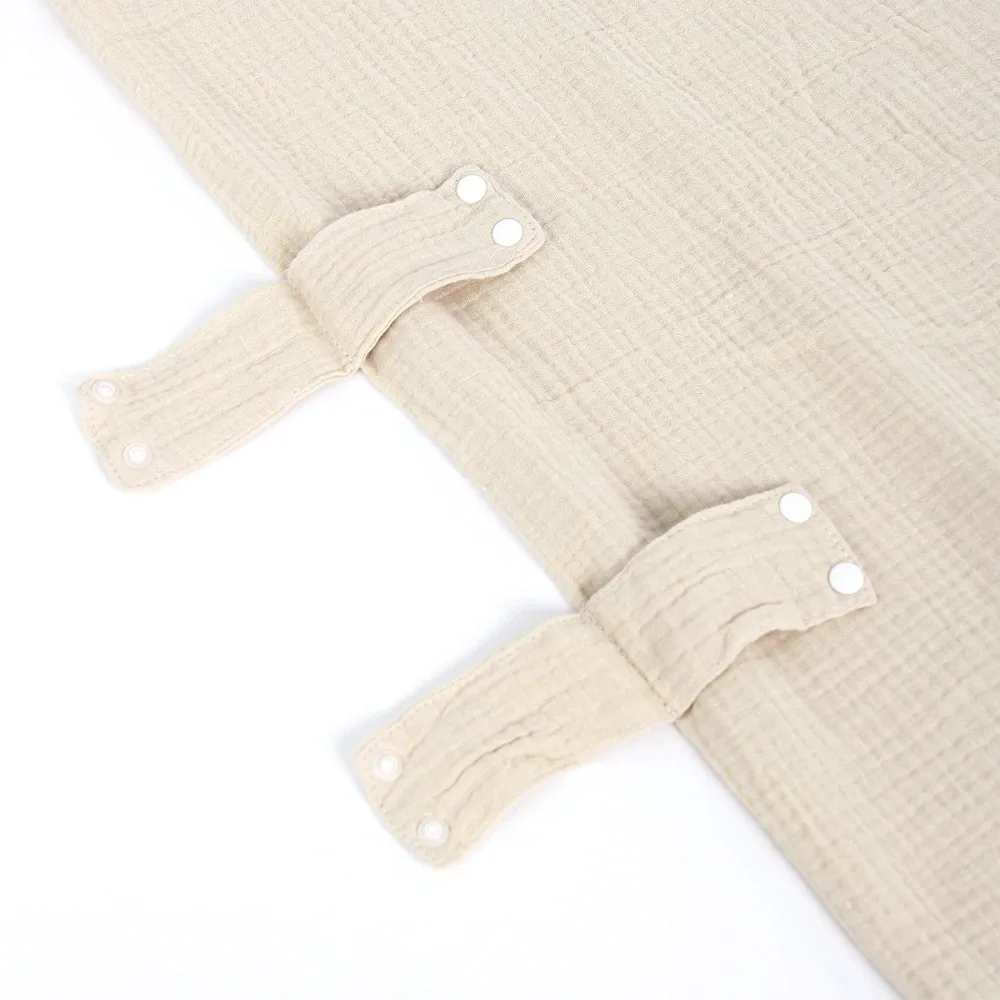 Breathable Cotton Stroller Cover Gauze Sunshade Baby Safety Seat Cover Pram Cover Carriage Full Cover Baby Basket Cover Car Seat