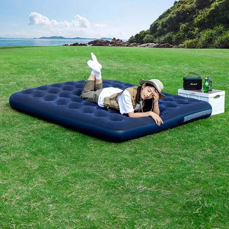 Inflatable Folding Bed Double Modern Sun Capsule Design Girls Tatami Space Saving Bed Sleeping Portable Beliche Home Furniture