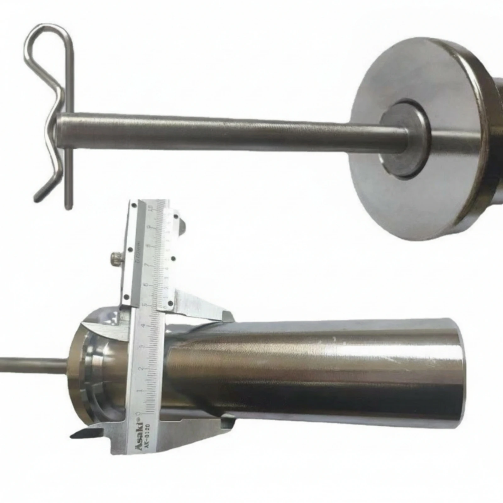 Plate Loading Rod with Locking Pin Long-Lasting Weight Plate Holder Loading Pin Universal Gym Attachment Compact for Athletes