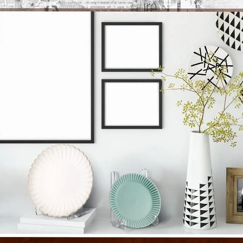 Cavalete acrílico expositor titular do cartão claro suporte de mesa para quadro imagem placa decorativa prato para casa cozinha
