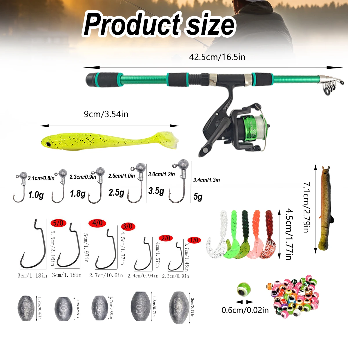 Fishing Lure Set 55/56 pcs Com - Fishing Equipment Online recensione e prezzo