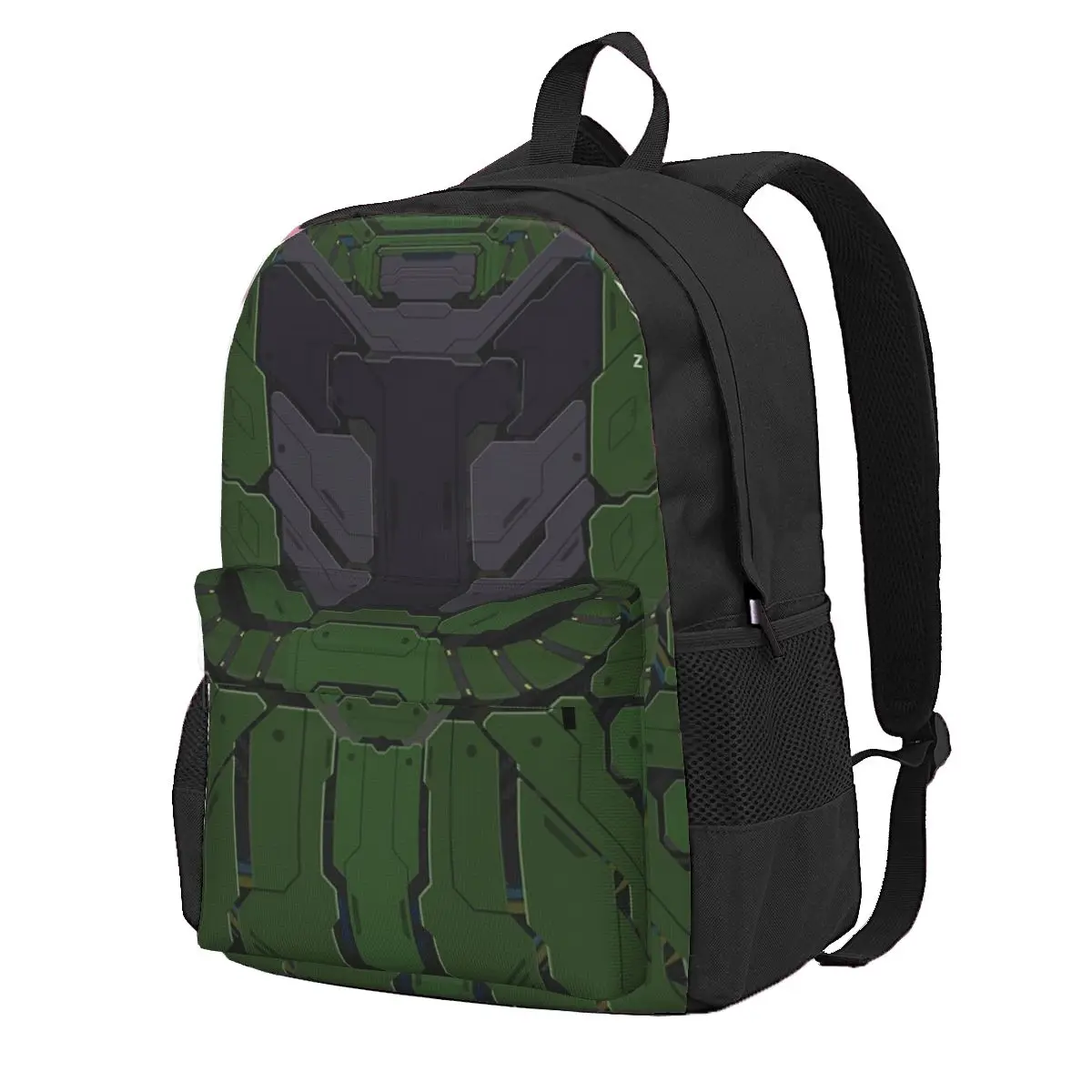 Zeon Zaku II Inspired Student Backpack School Bag Hiking Travel Daypack for Boys Girls Fashion Bookbag Shoulder Bags