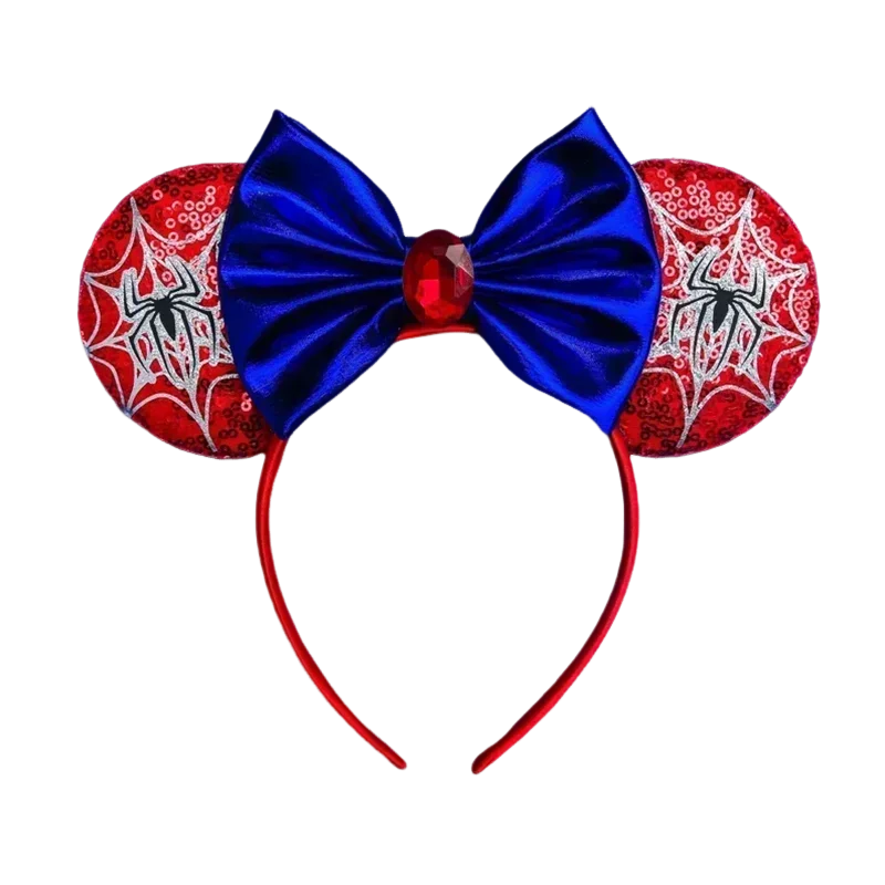 Disney Mickey Mouse X-Force Deadpool Ear Headbands for kids Girls Marvel Spiderman Hairbands Women Adults Party Hair Accessories