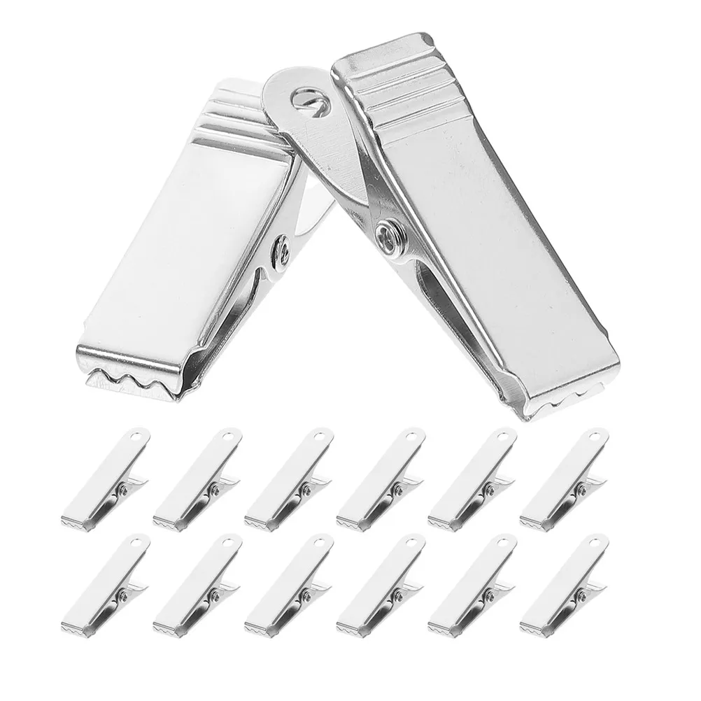 

24Pcs Compact Metal Alligator Clip Spring Clamps Wide Jaw Electrical Test Clamps for Lab Testing Work Wire Holding Strong Grip