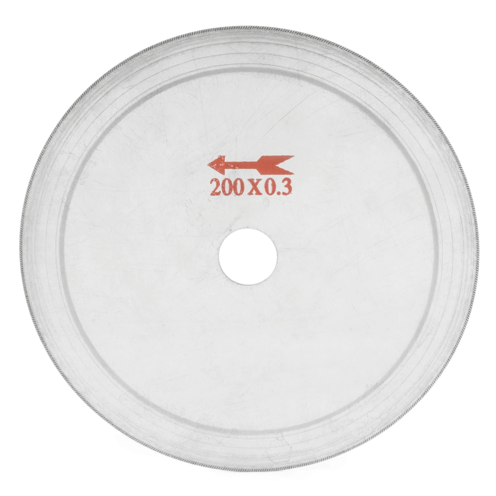 2개입 8인치(200mm) 초박형 다이아몬드 보석 가공용 톱날 절단 디스크 아버홀 1인치(25.4mm) 보석 유리 장신구 석재용