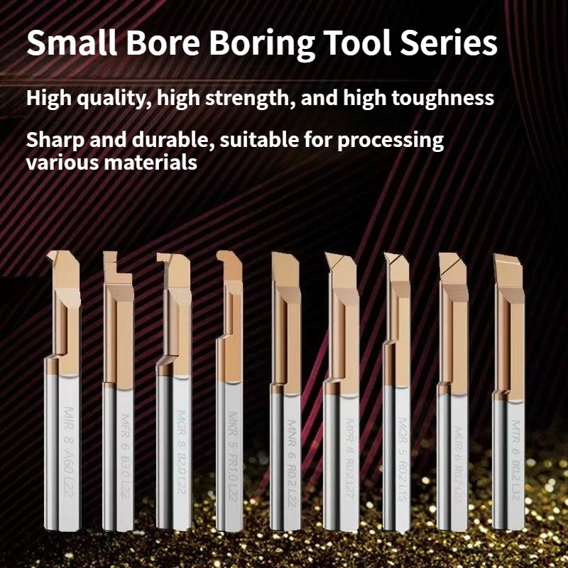 MTR MNR MIR MGR MUR MPR MFR MQR MKR مجموعة كاملة من أدوات مملة صغيرة من الكربيد المتكامل أدوات مملة الزلزالية الداخلية باستخدام الحاسب الآلي 1 قطعة #3