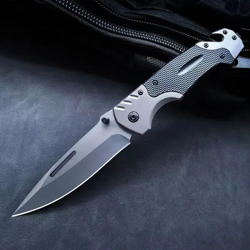 2024 new outdoor mini pocket folding knife, edc portable self-defense survival tool knife, high-quality adventure folding knife