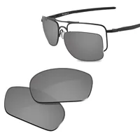 Lentes de repuesto polarizadas Glintbay para gafas de sol Oakley Gauge 8 L OO4124 de 62 mm (solo lentes)