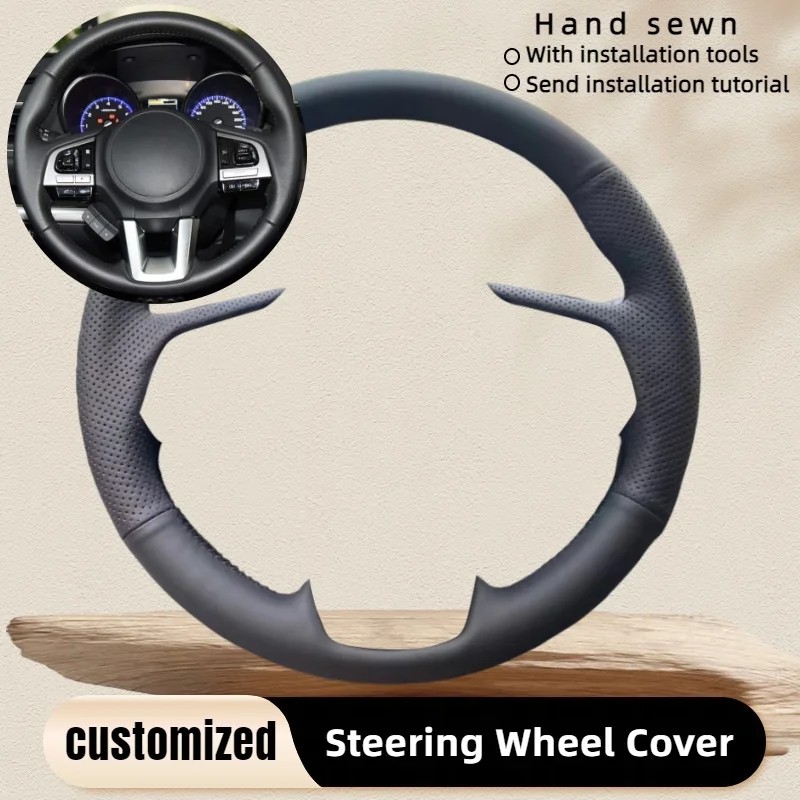 

Custom Car Steering Wheel Cover Microfiber Leather For Subaru Legacy 2016 Outback 2016 2015 XV 2016 Car Interior Car Styling