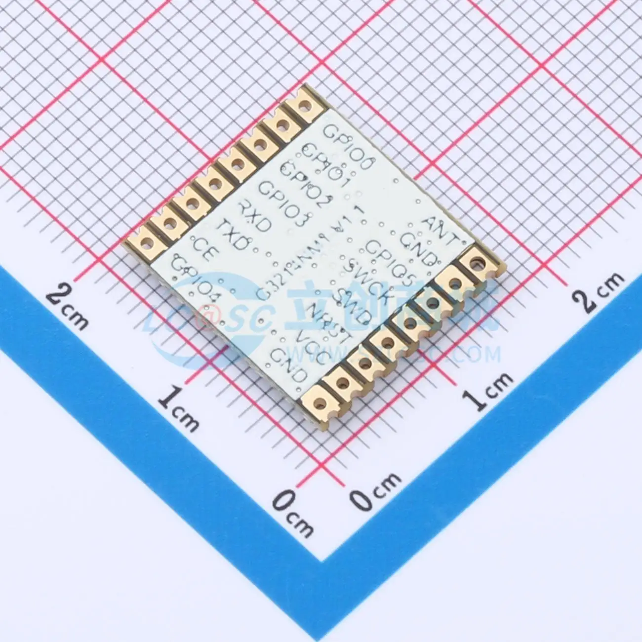 5pcs VG3214T433N0M1 SMD 18x16.5mm transceiver 433MHz 20dBm RF Wireless Communication Module for Smart Home System