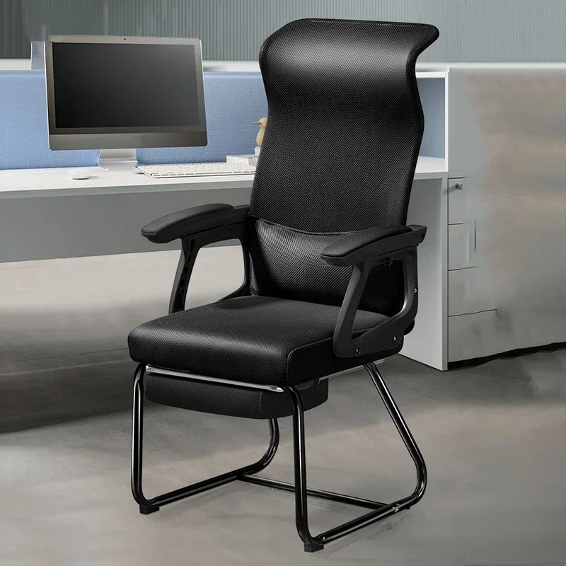 Chaise de Bureau de réunion à la mode ergonomique maille travail Chaise de relaxation moderne pas cher noir Unique Chaise ergonomique Bureau meubles de maison