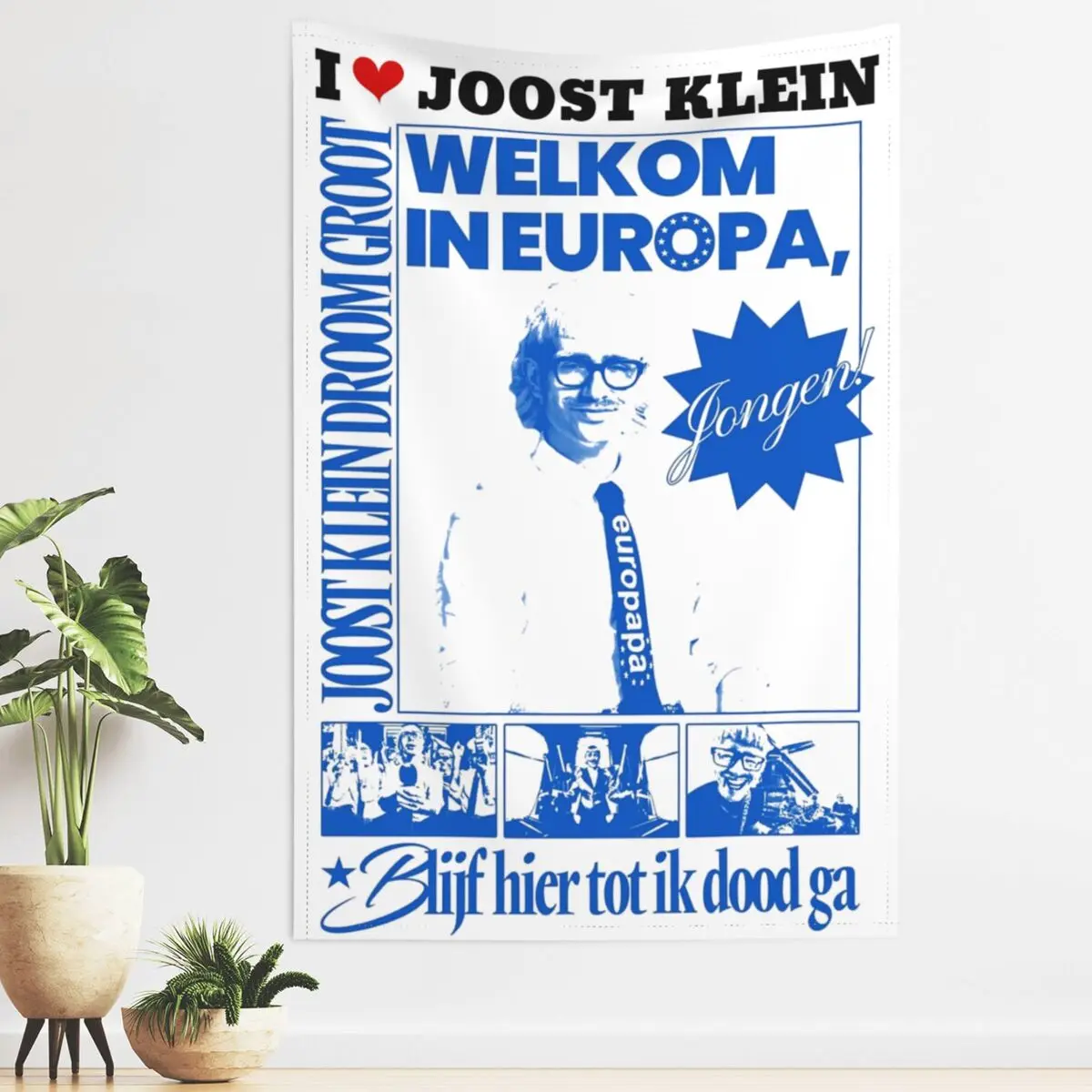 

Joost Klein Europapa Tapestry Wall Hanging 2024 Eurovision Song Contest Merch Printed Tapestries Blanket Room Decor Tapiz