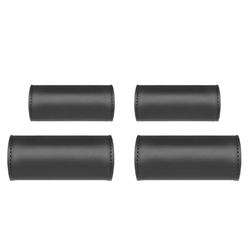 Durable-For Tesla Model 3/Y Car Interior Armrest Gloves Side Door Handle Protection PU Leather Handlebar Grip Cover Set/4Pcs