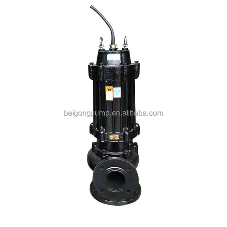 non-clog submersible sewage pump 15hp industrial mining dewatering pumps