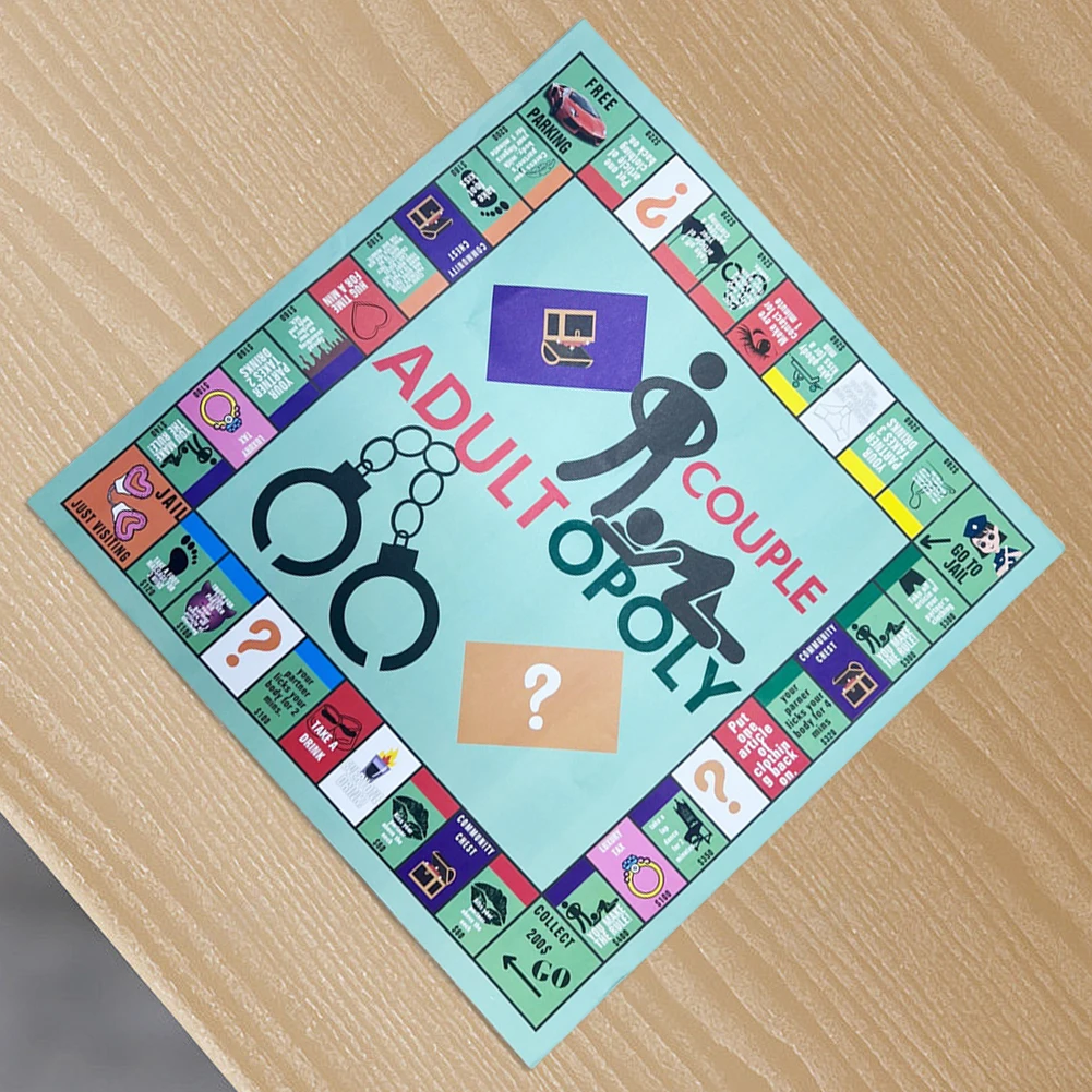 Couple Board Game Date Night Couple Game Interactive Relationship Card 2 Player Monopoly Games Board Valentines Gift for Him Her