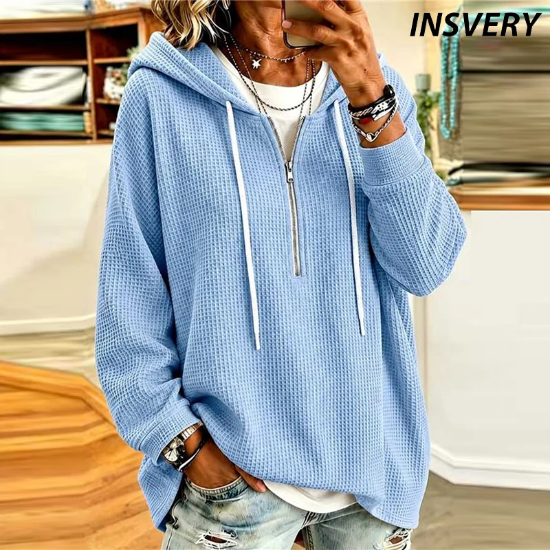 New Fashion Long Sleeve Hooded Sweatshirts Women Autumn Winter Casual Hoodies Solid Loose Oversized Pullover Female Blouses