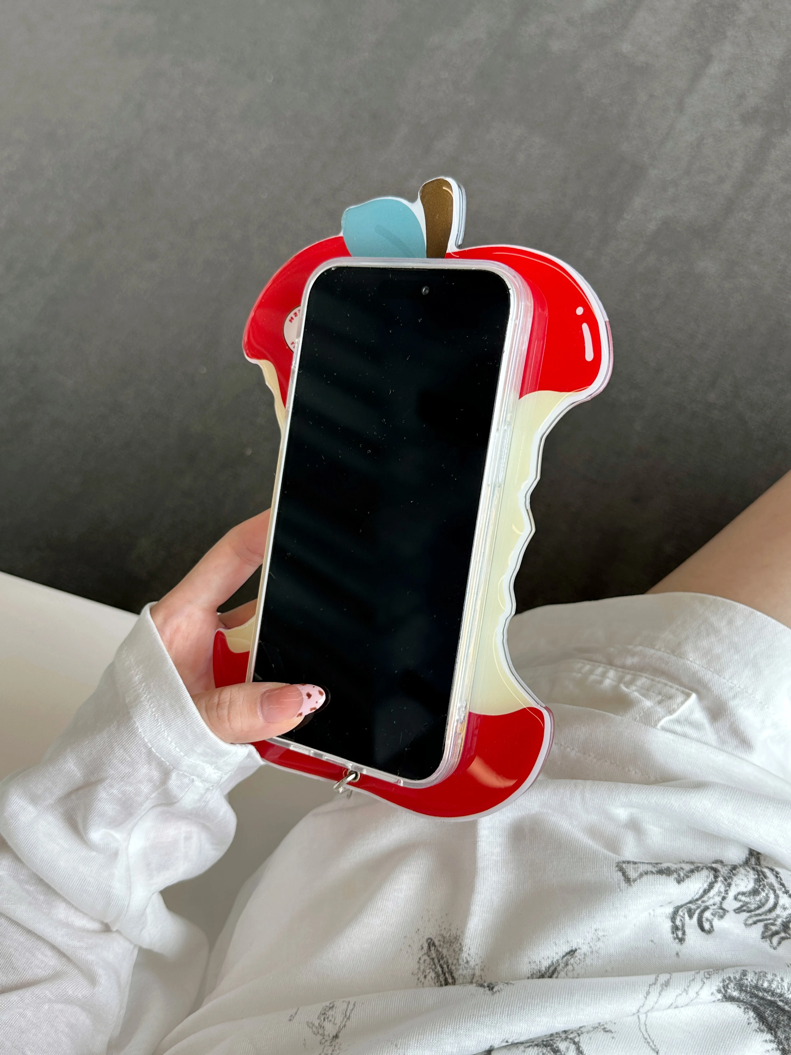 حافظة لهاتف آيفون 16 برو ماكس 15 14 13 بمرآة كرتونية ثلاثية الأبعاد لهاتف آيفون 16