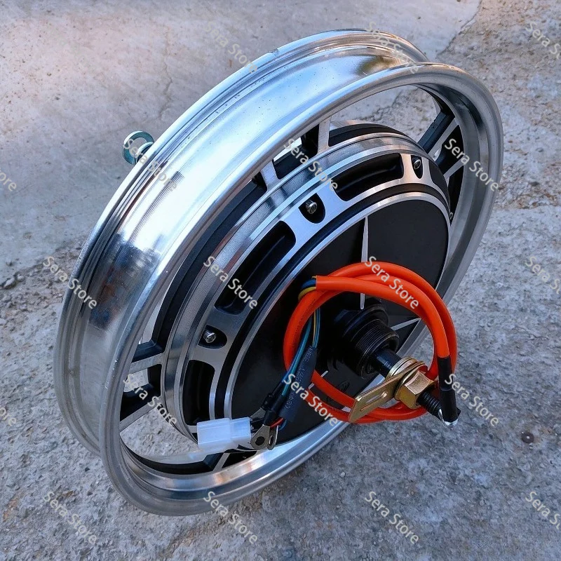 16 Inch Electric Vehicle Motor 36V 48V 350W 500W High Power Modification Motor with Drum Brake & Expansion Brake