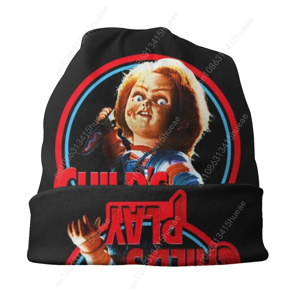 لعب الطفل تشاكي بونيه قبعة متماسكة قبعة الرجال النساء موضة فيلم الرعب شتاء دافئ Skullies Beanies قبعات للتزلج