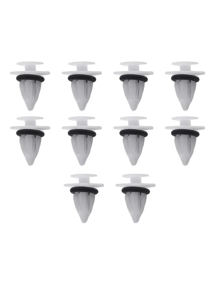 

10pcs Car White ABS Side Trim Clips With Seal 51777171002 For BMW E70 X3 F25 For Mini R60 R61 Interior Accessories Auto Fastener