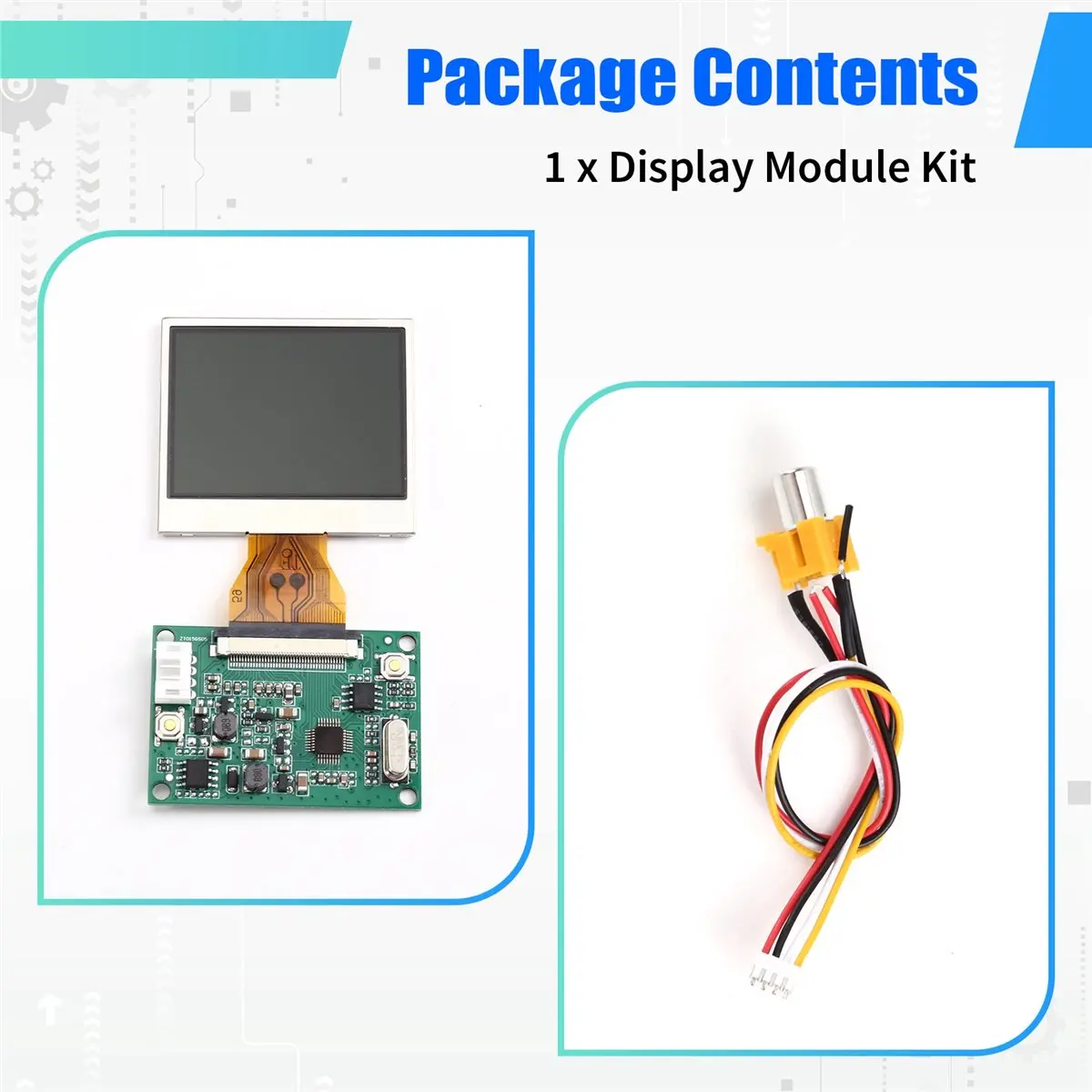 TOP! 2 Inch LCD Display Module Kit 640x240 4:3 with for RCA in for Household Appliances