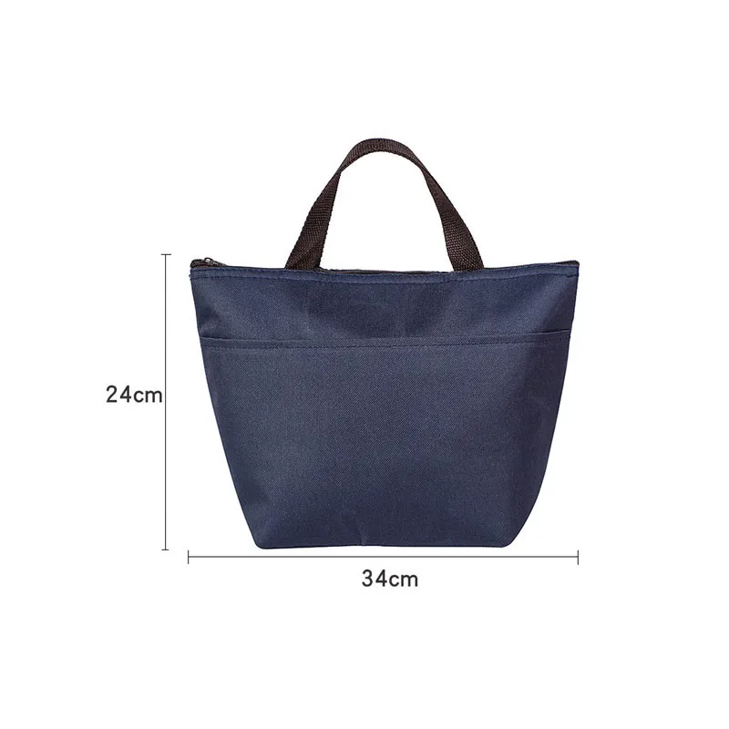 Large Capacity Oxford Cloth Insulation Lunch Bags Thermal Food Container Picnic Travel Portable Waterproof Women Cooler Tote Bag