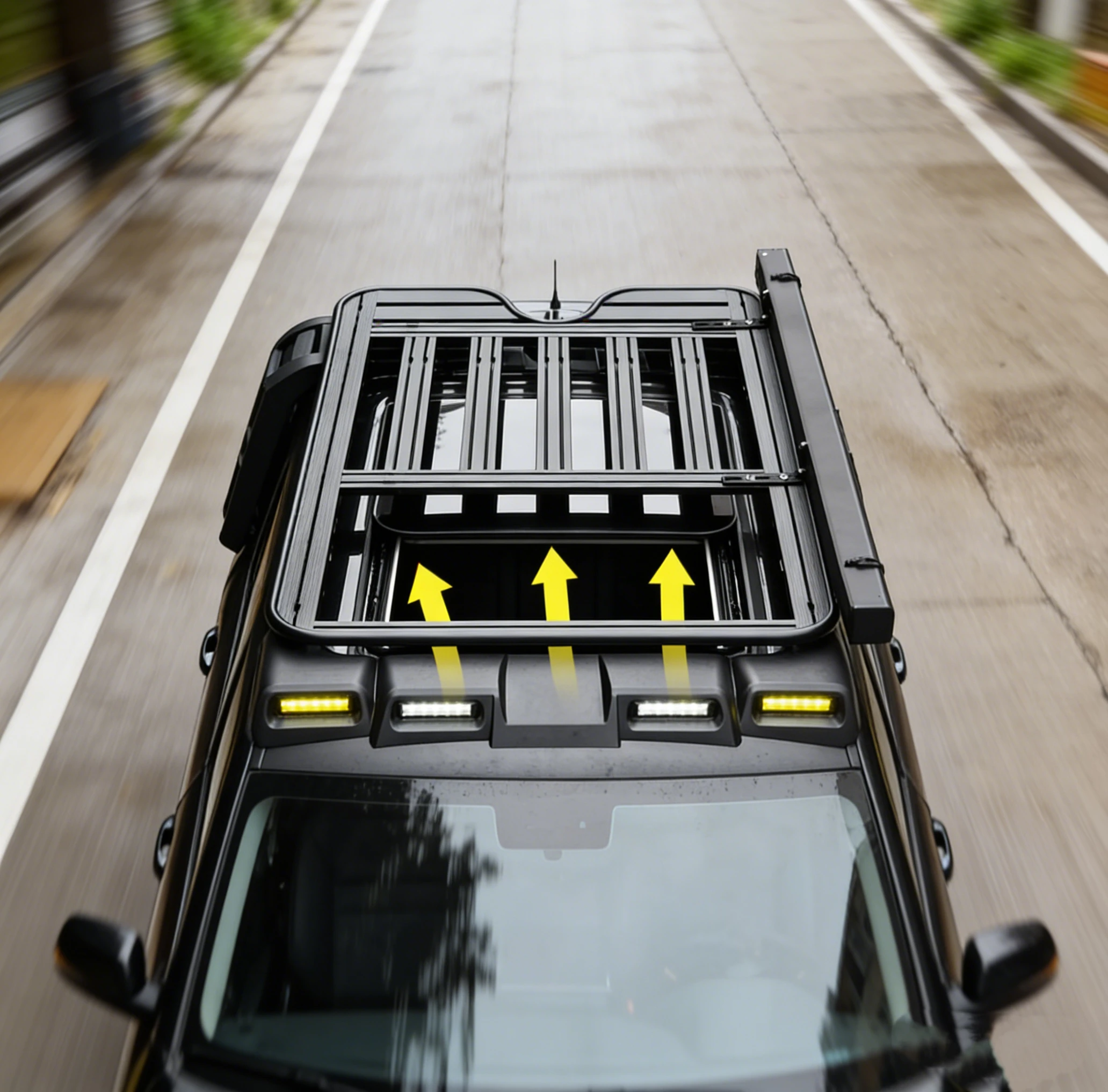 Popular SUV luggage rack off-road roof bar 4x4 customized crossbar multifunctional carrier aluminum alloy universal