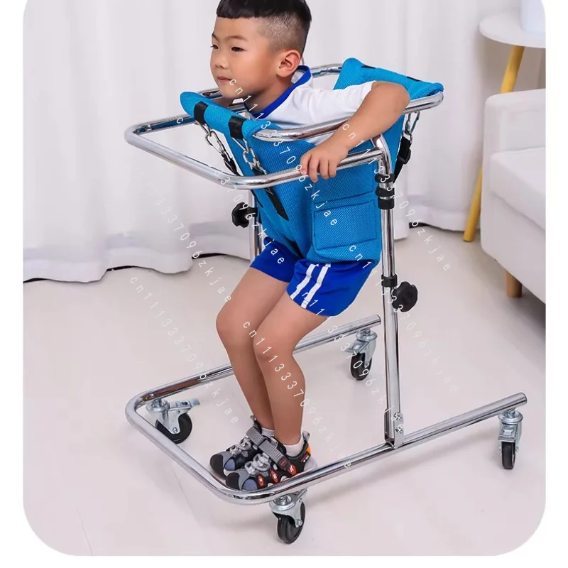 Pink 4-Wheel Rollator Walker for Children