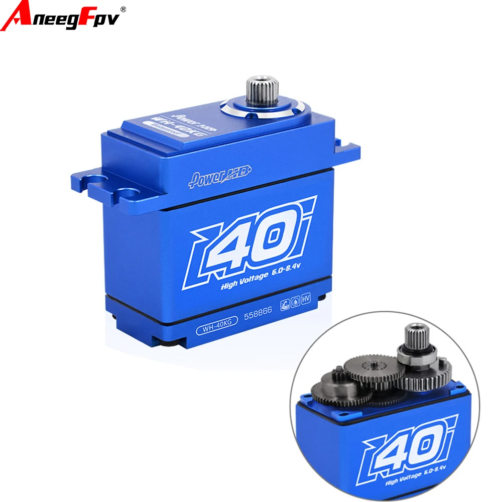 

Мощность HD WH20 30 40 кг HV 6,0-8,4 В водонепроницаемый цифровой сервопривод с большим крутящим моментом для Traxxas Trx4 Rc Альпинистский автомобиль Радиоуправляемые автомобильные детали