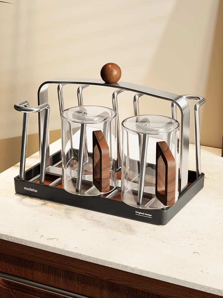 

Набор термостойких стеклянных подставок для чашек с дренажем для заваривания чая, премиум-класса, для зеленого чая и других напитков