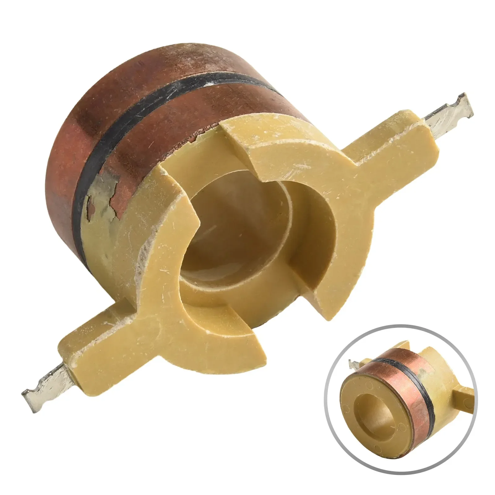 

Generator Collector Copper Head SlipRing Copper Ring 32.5x16.7x8.5(27.5)mm 2Ring 32.5x16.7x8.5(27.5）x2 Ring Collector Ring Slip