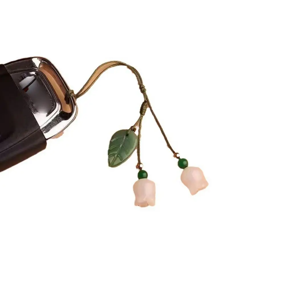 Flower Phone Charms Strap Lanyard Short Style Chinese Style Lucky Cellphone Pendant Chain Simulation Universal