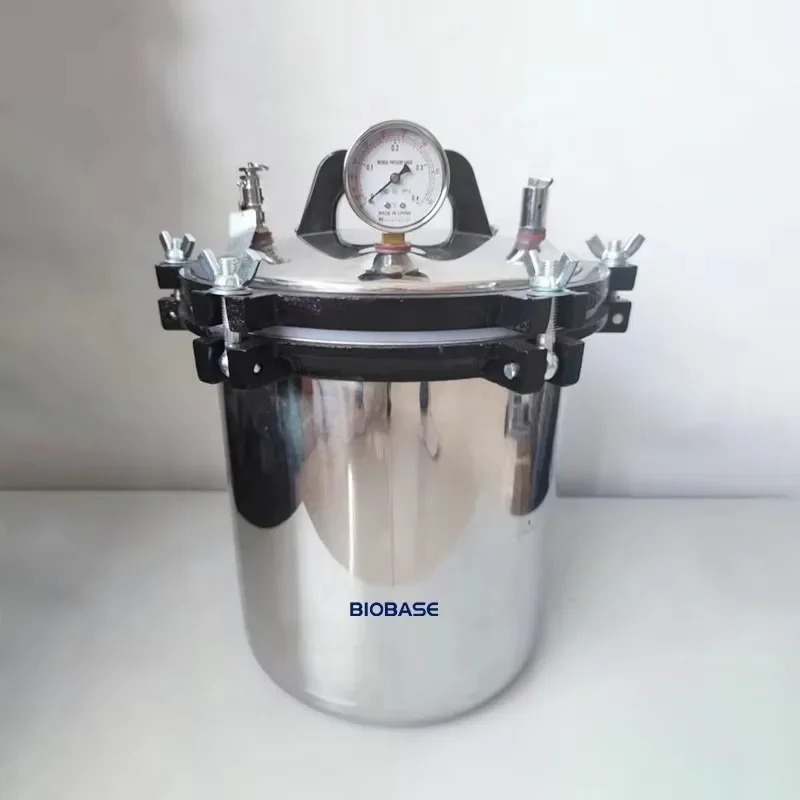 BIO BASE vertical autoclave 24 litres portable d ental vertical autoclave sterilizer for lab and hospital