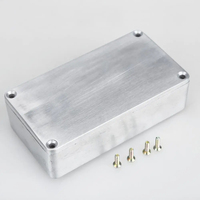 1590B Aluminum Guitar Pedal Enclosure Kit - Diecast/CNC 112x60x31mm w/Stainless Screws