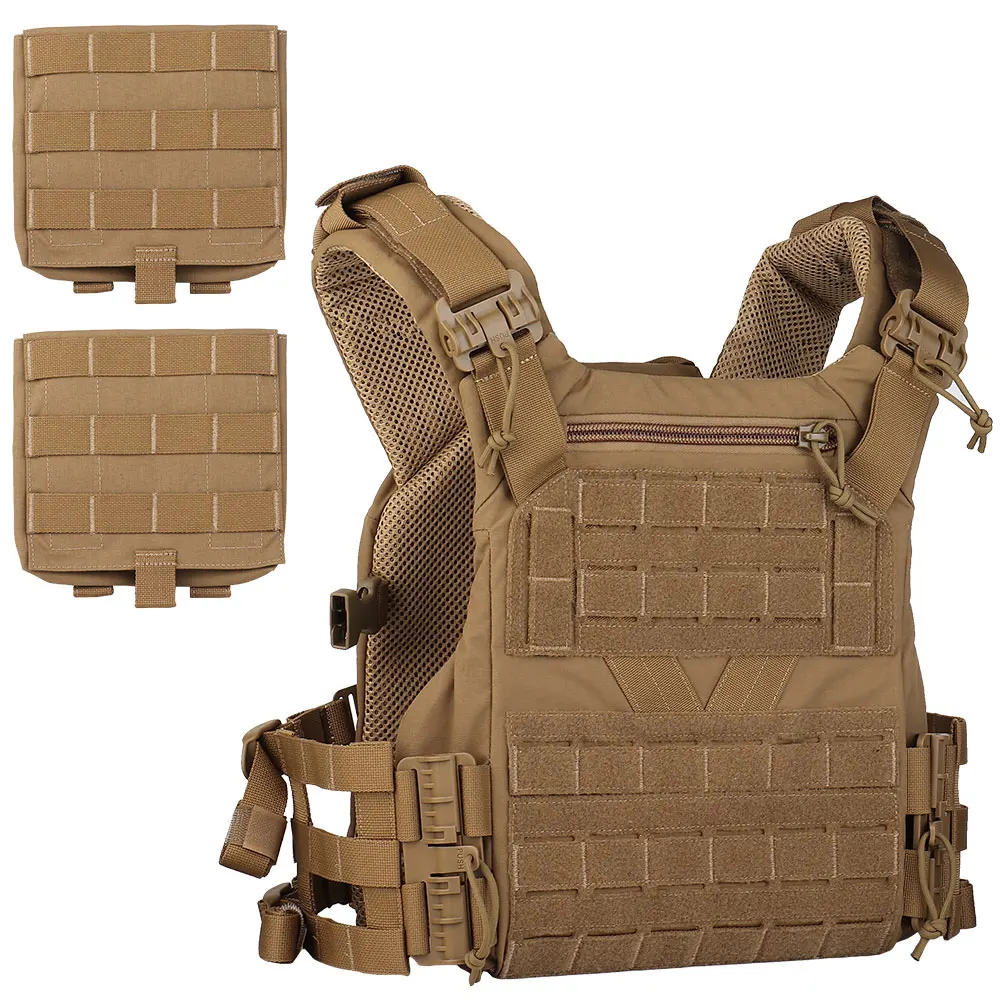K-serie Plate Carrier Camo-stijl Full-Size Universal Ranger Green Jachtvest Airsoft Tactical Gear met Quick-release-systeem