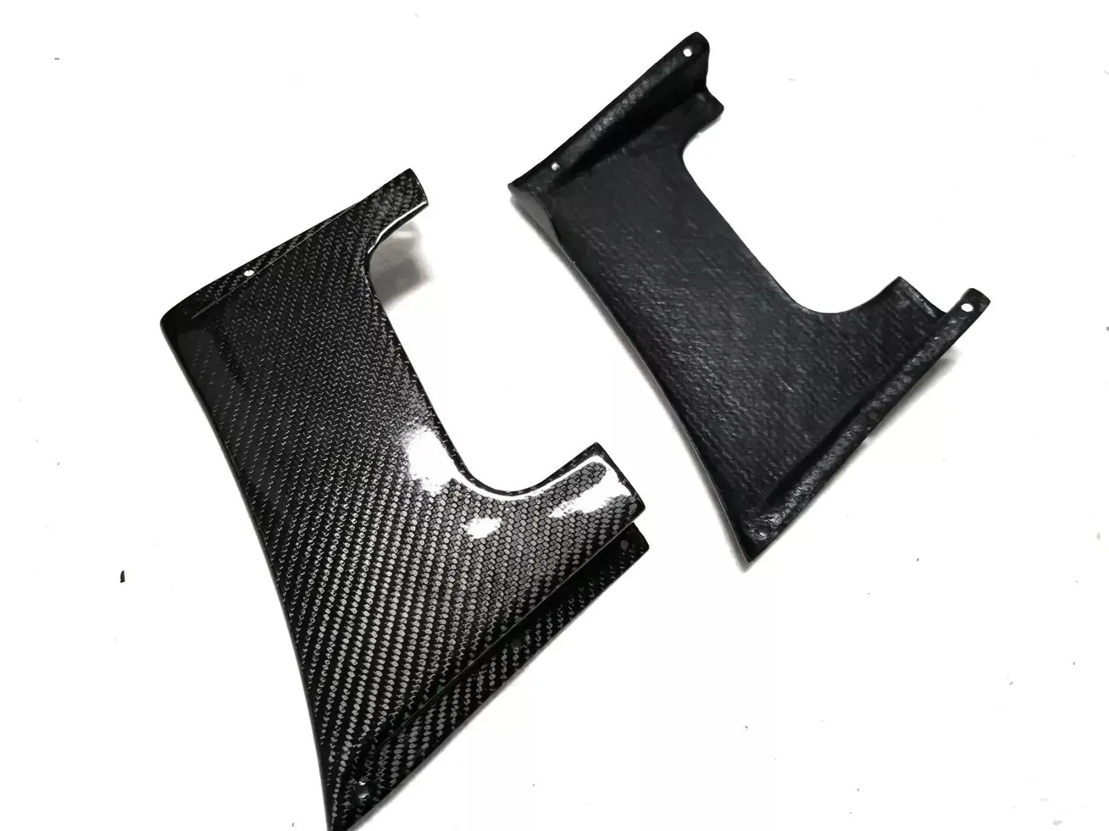 Carbon Fiber Frame Side Fender Vent Scoops for 2003-2008 Mitsubishi Lancer EVO 7 8 9