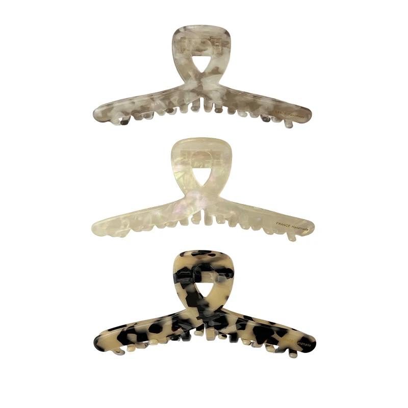 

Mermaid colored hair clip~South Korea FRANCE large curly hair clip French high-end feel back spoon shark clip