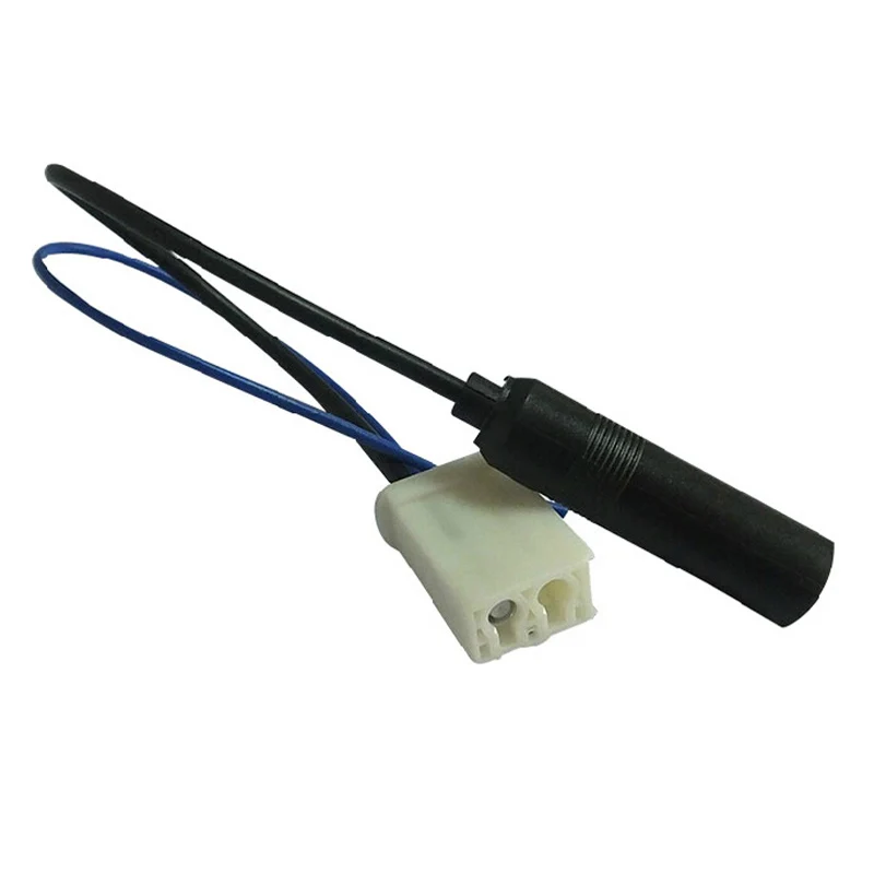 2pcs Car Radio Stereo CD Changer Antenna Female/Male Plug Cable Adaptor for Toyota Crown Land Cruiser Prado