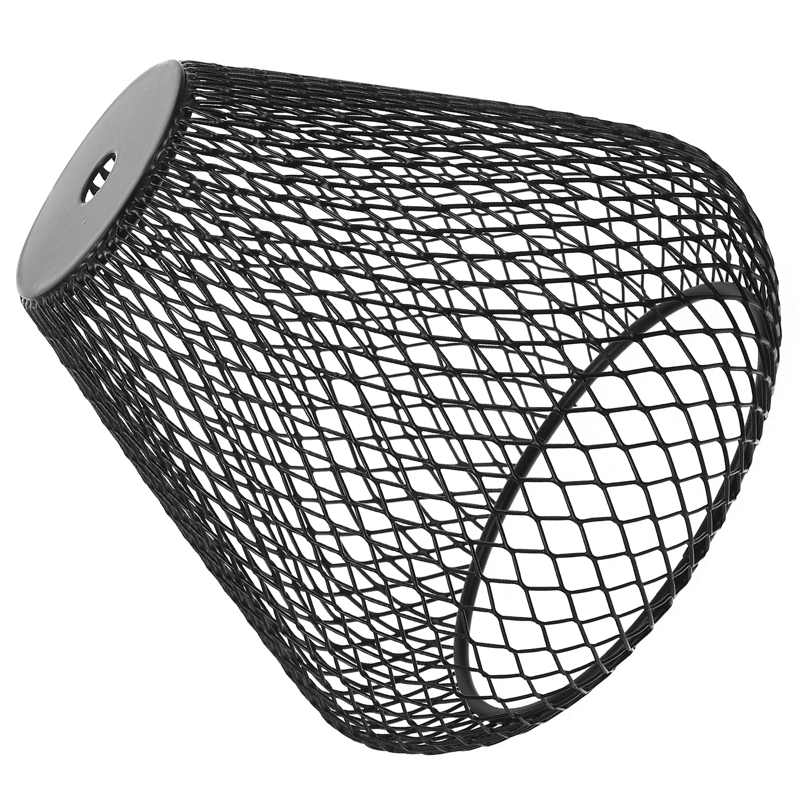 

Vintage Mesh Iron Cage Lampshade Hollow Table Lamp Shade for Home Decor Living Room Study Hanging Lamp Shades Light Bulb Cage