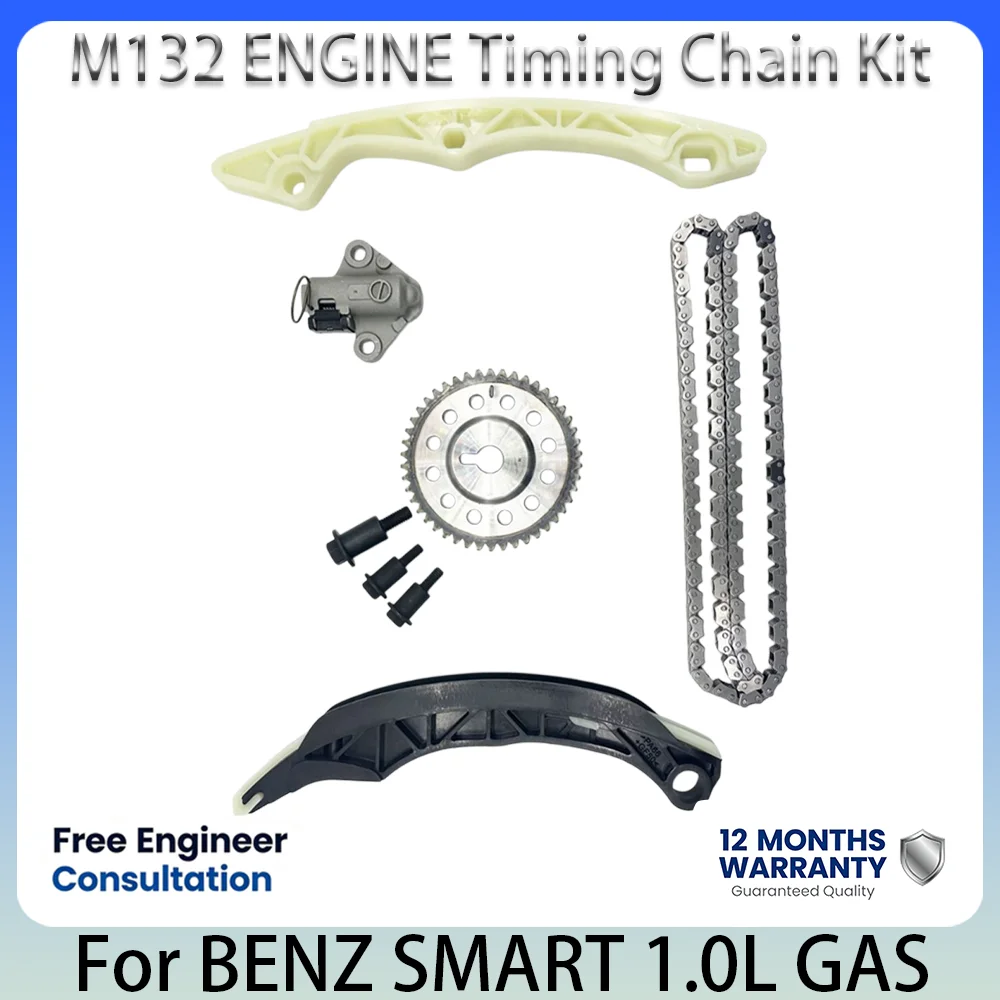 M132 Engine Timing Chain Kit For Mercedes Benz SMART Fortwo SMART Forfour W451 W453 1.0L 1.0 L T GAS 2007-2019 1320510028