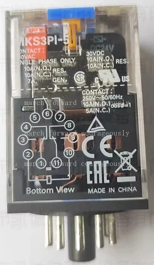 

MKS3PI-5 DC24 для маломощного реле Omron 3C/O