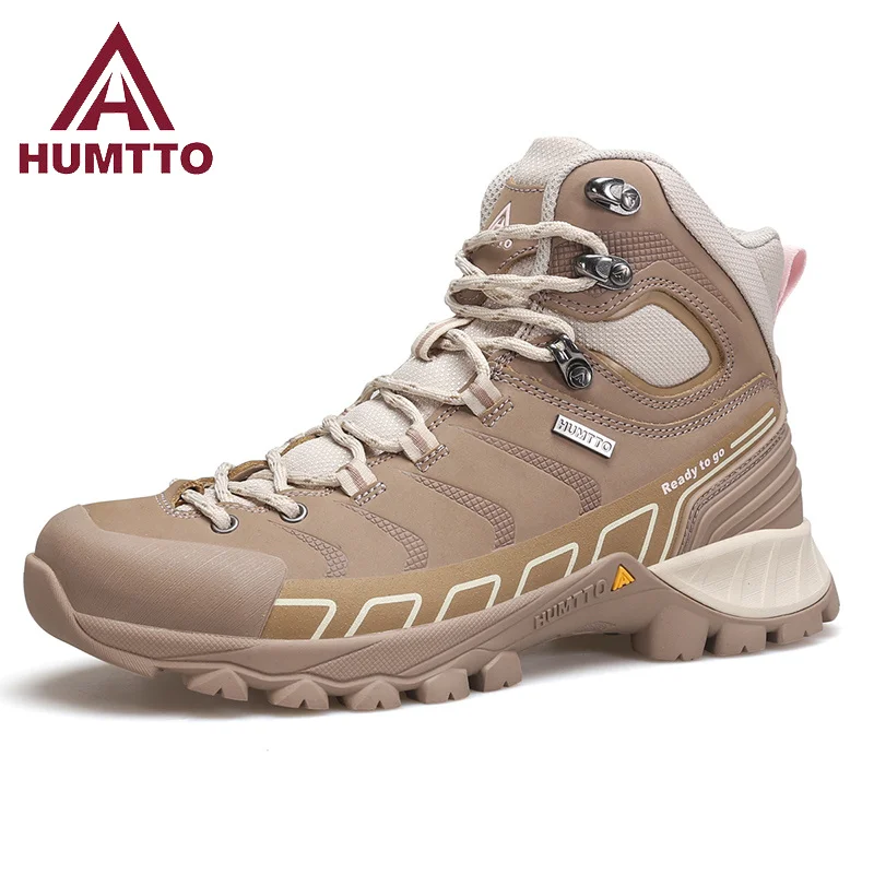 

HUMTTO Ankle Boots Winter Platform Boots for Women Waterproof Work Women's Sneakers Luxury Designer Black Tactical Safety Shoes
