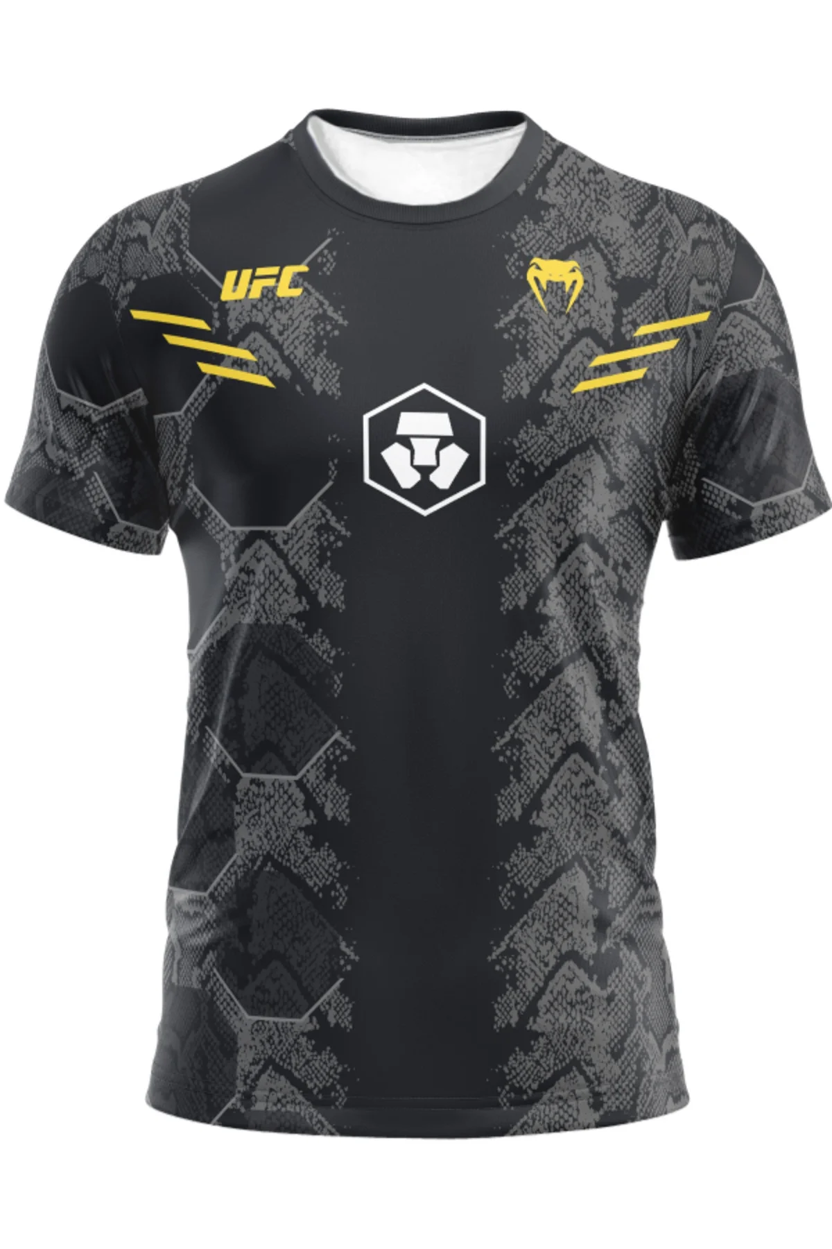 

2026 New Hot Selling UFC Boxing Match T-shirt Summer Casual Breathable Sports Oversized Quick Drying Short Sleeve