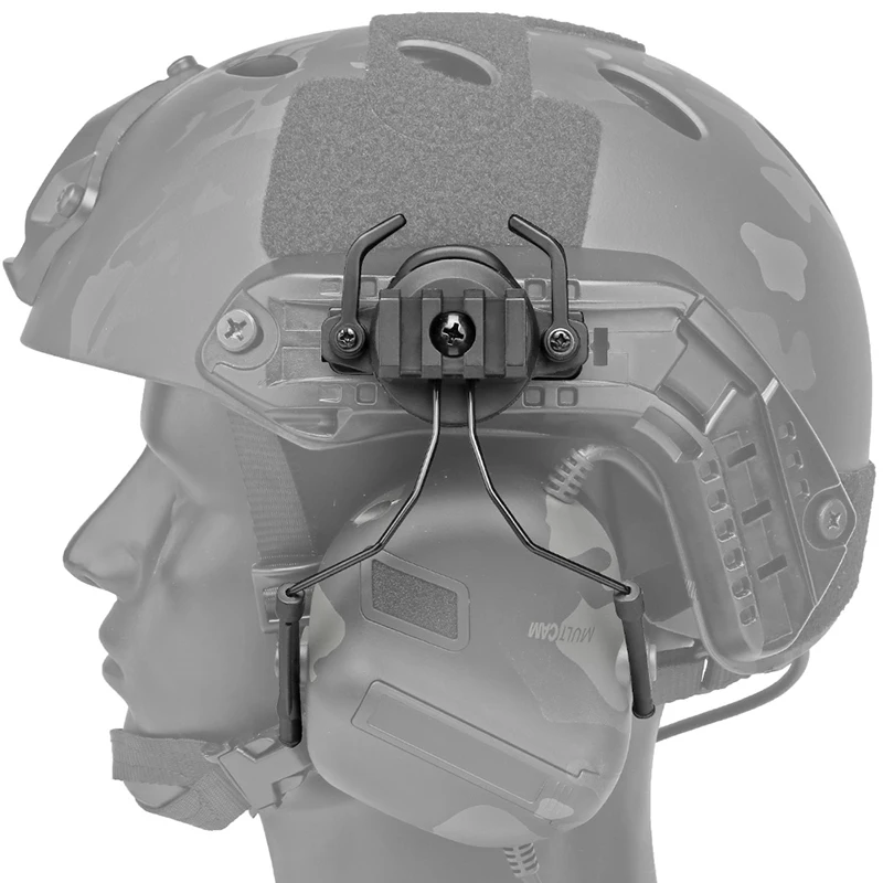 

Кронштейн для тактической гарнитуры, подходит для шлема Fast Ops Core ARC 19-21 мм, рельсовый шумоподавляющий адаптер для гарнитуры, вращение на 360 °