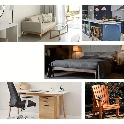 10 st. L-formade hörnfästen i rostfritt stål, platt vinkeljärn för träkopplingar 12 best sales träkoppling - №8