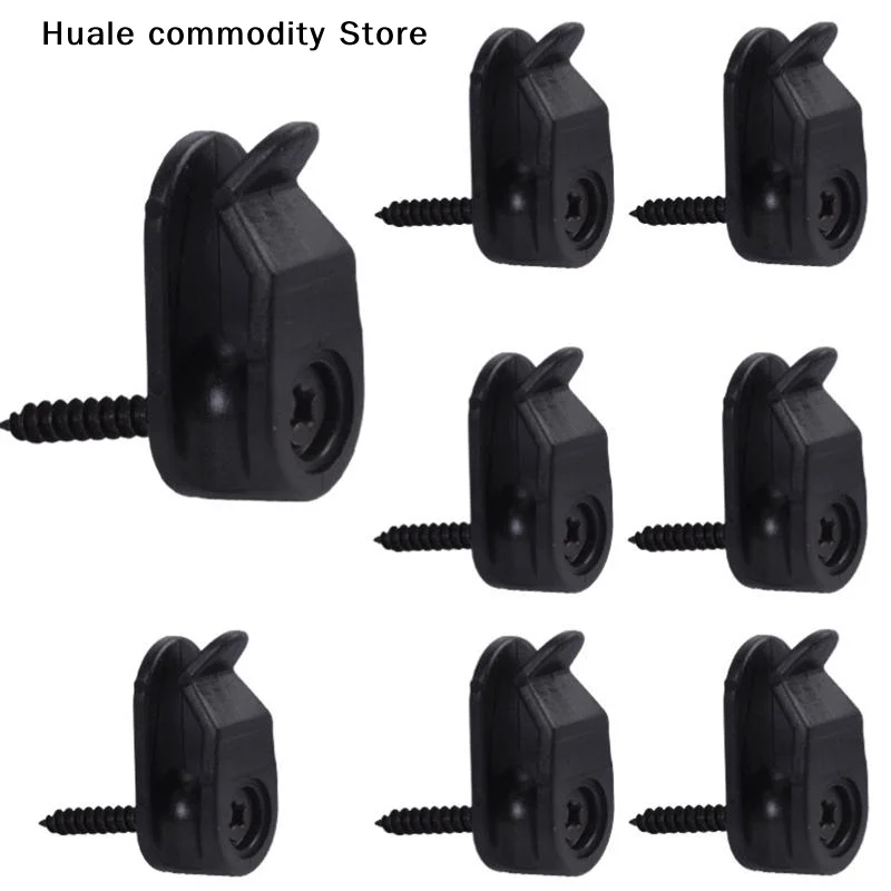 【HG】20Pcs Outdoor String Lights Clips Screw-in Plastic Hangers Lights Hanger Hooks For Plant Baskets String Lights Decoration