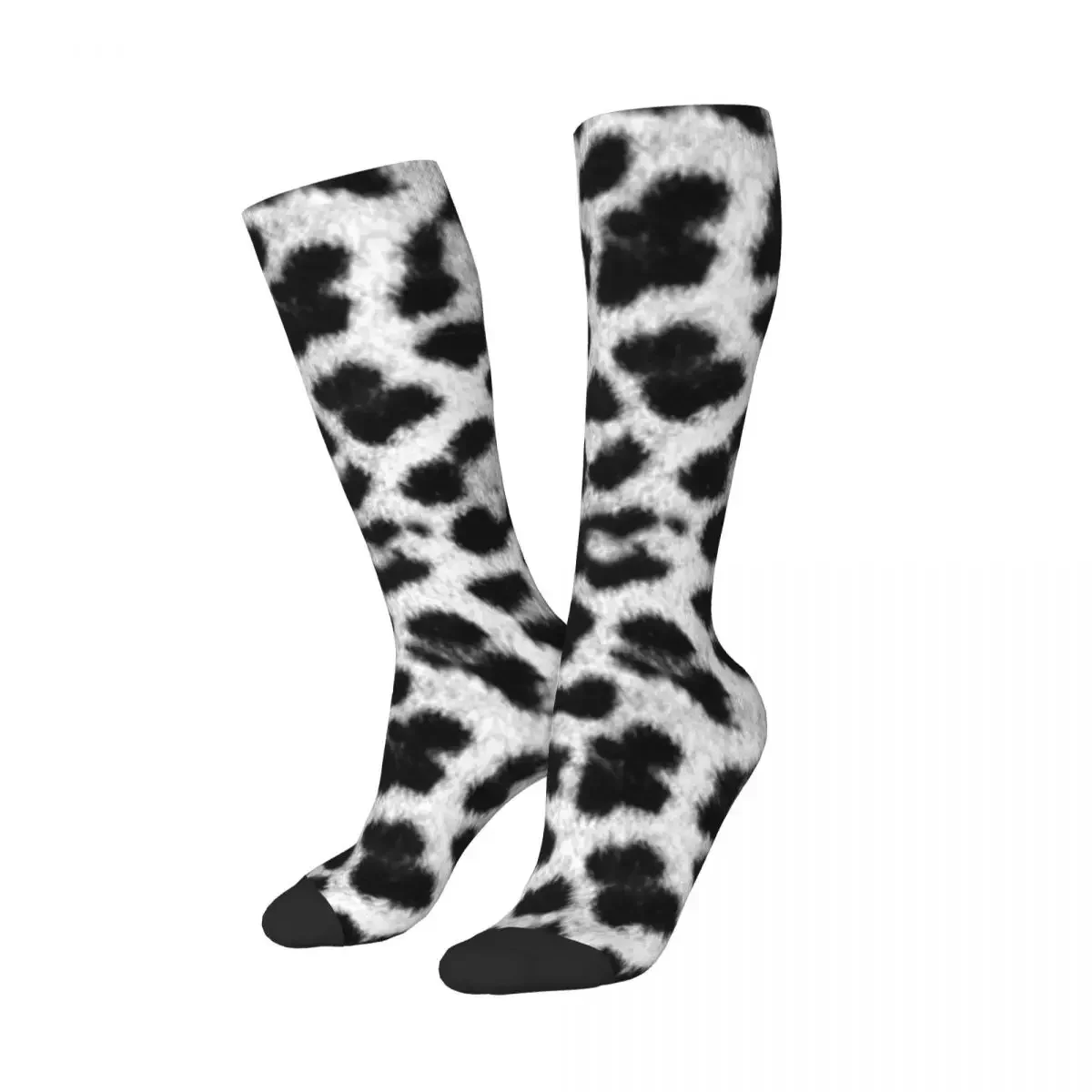 Leopard Print Socks Harajuku High Quality Stockings All Season Long Socks Accessories for Man's Woman's Christmas Gif