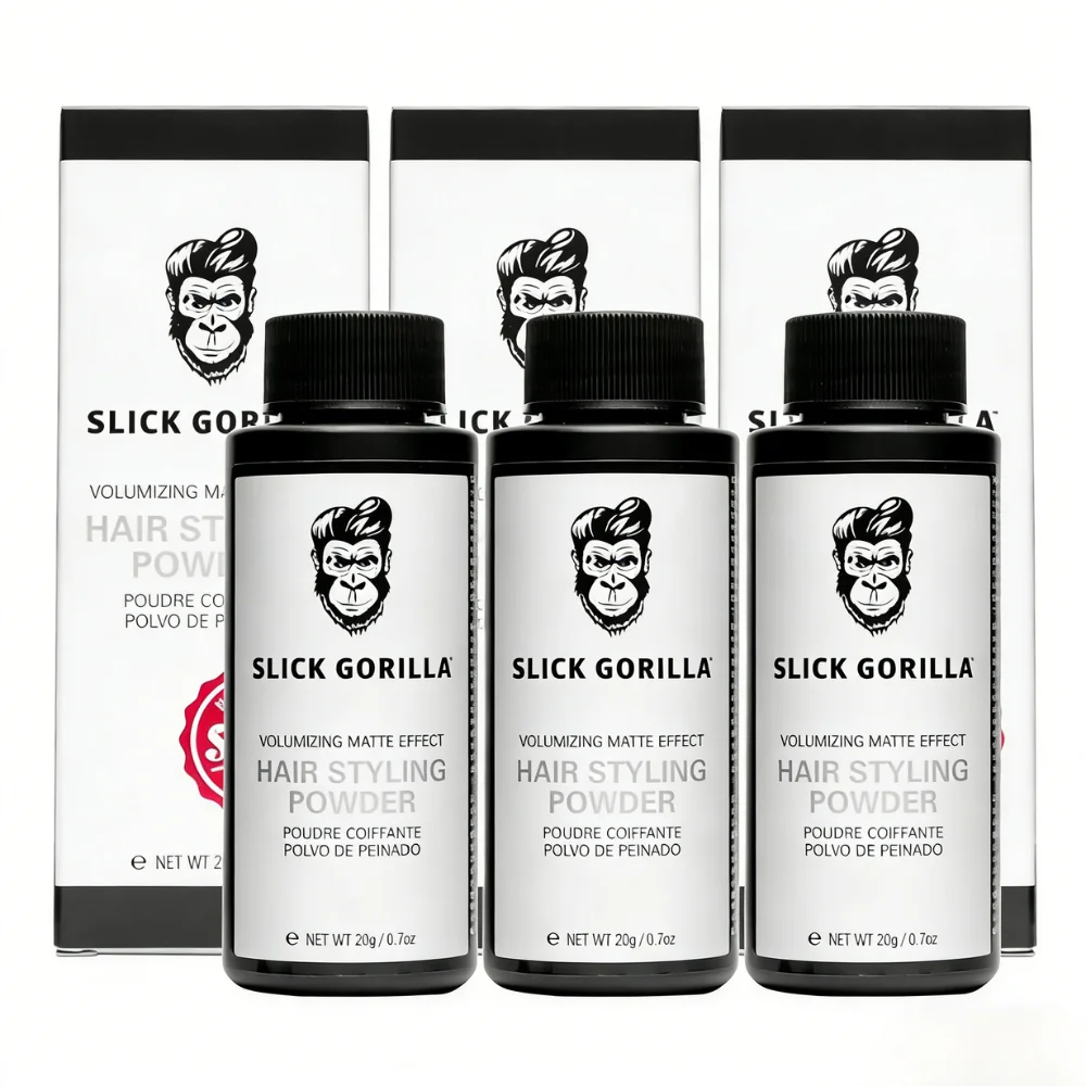 

Gorilla Volumizing Hair Styling Powder Matte Texture Thickening Fiber Powder Long Lasting Fluffy Non Sticky Hair Care For Men
