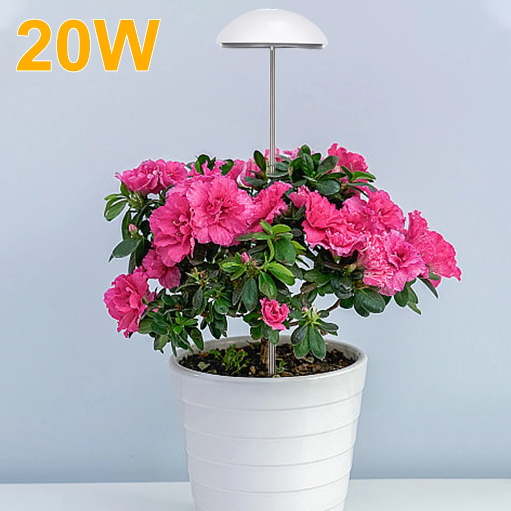 

LED Grow Light with Auto On/Off Timer Plant Light Height Adjustable Plant Grow LED Light for Indoor Hydroponic Plants Veg Flower