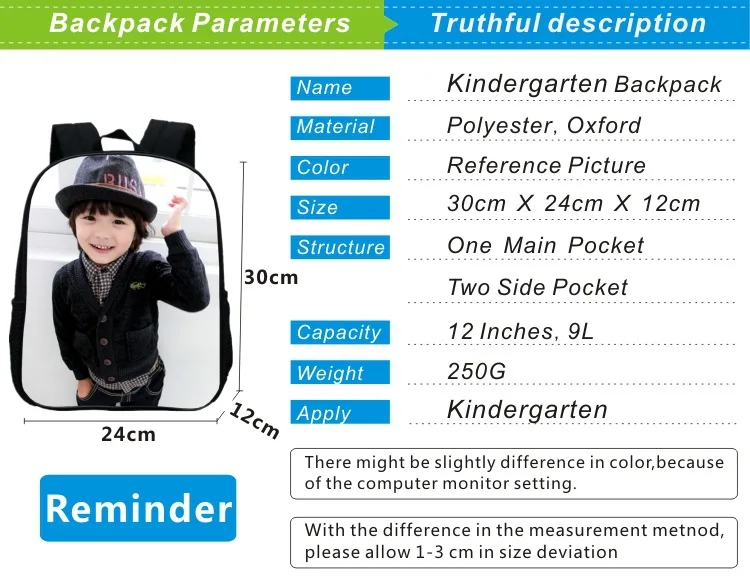 Cartoon Smiling Critter School Bag Catnap Dogday Kids Toddler Backpack Children Elementary School Kindergarten Backpack